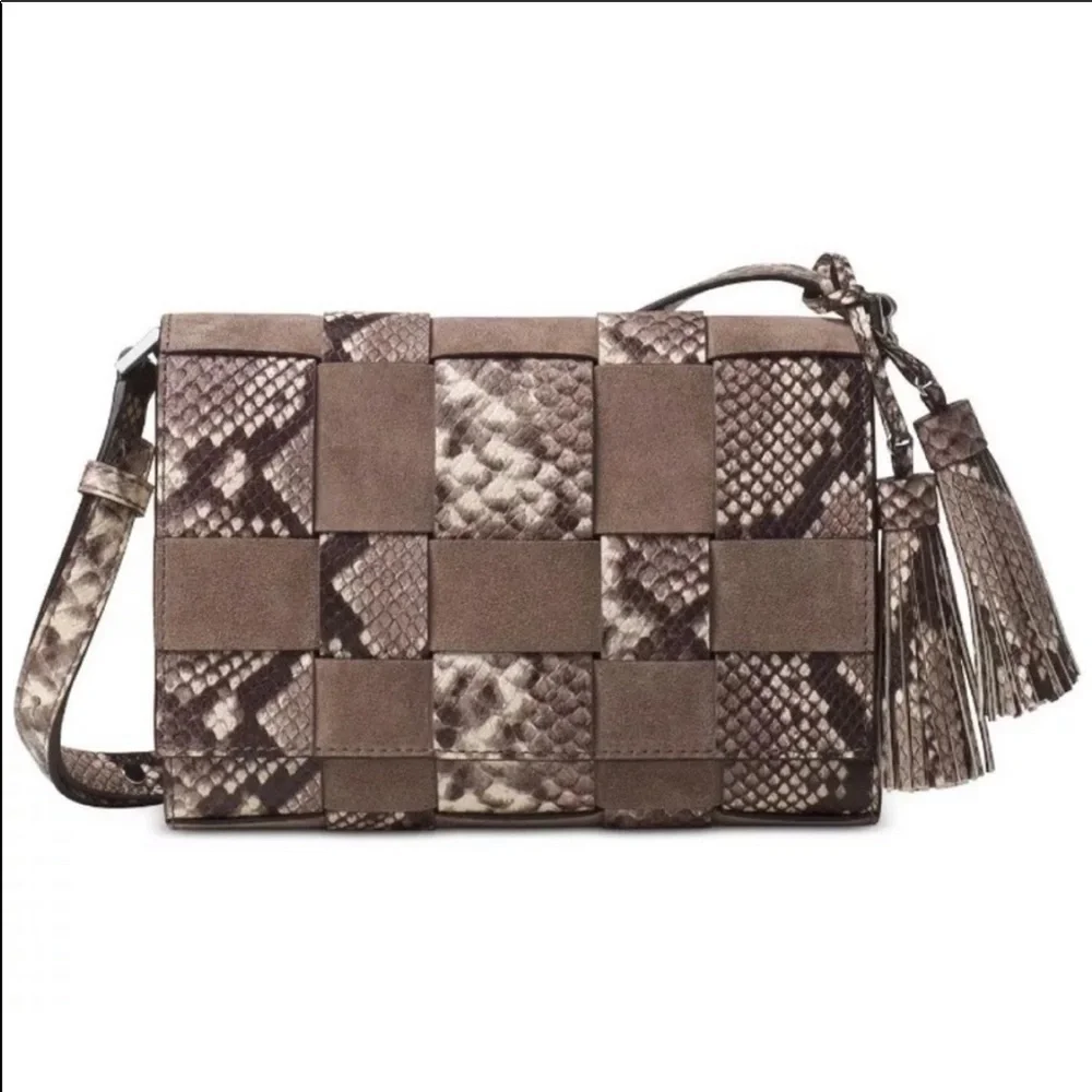 Michael Kors Snakeskin Crossbody Purse - Picture 4 of 4